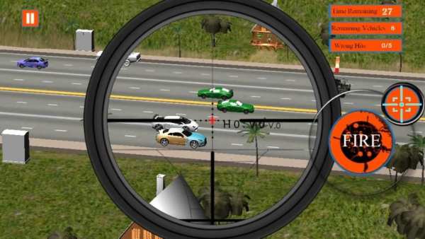 Sniper Traffic Shooter 3D screenshot 2