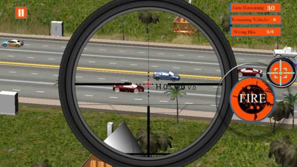 Sniper Traffic Shooter 3D screenshot 1