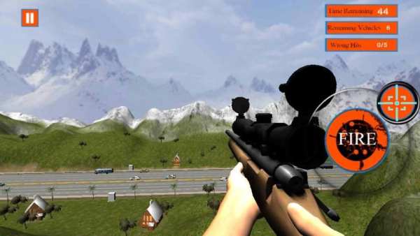 Sniper Traffic Shooter 3D screenshot 3