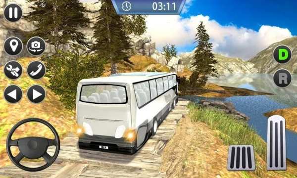 Bus Climb Hill Driving Game - Uphill Climb Bus screenshot 1