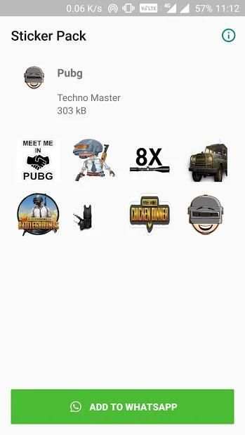 Pubg Stickers for WhatsApp, WAStickerApps screenshot 2