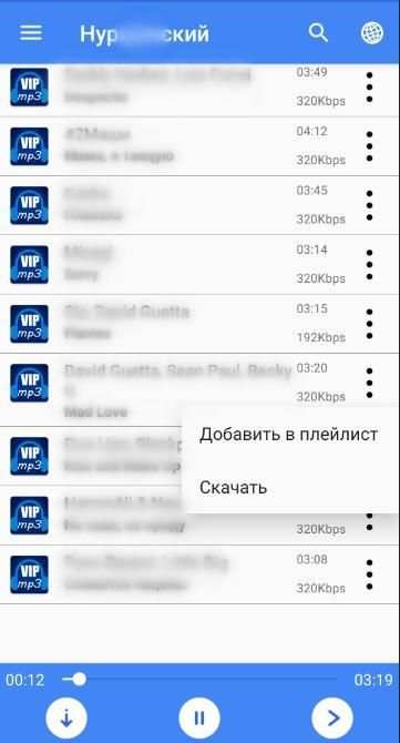 VIP MP3 Player screenshot 1