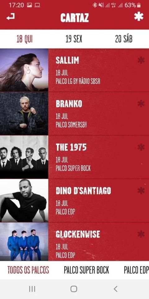 Super Bock Super Rock 2019 screenshot 2