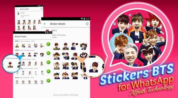 Sticker BTS for WAStickerApps screenshot 2