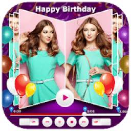 Birthday Video Maker with Birthday Wishes Song