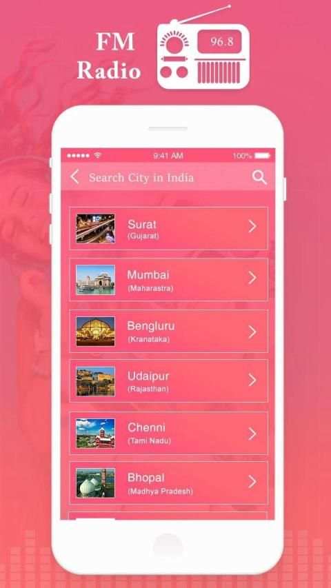 All FM Radio Stations : World Radio FM screenshot 1