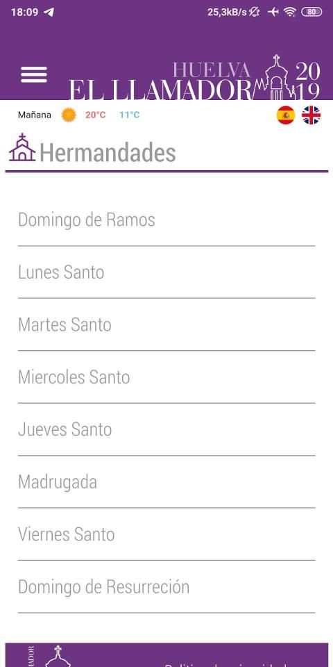 El Llamador de Huelva 2019 screenshot 1