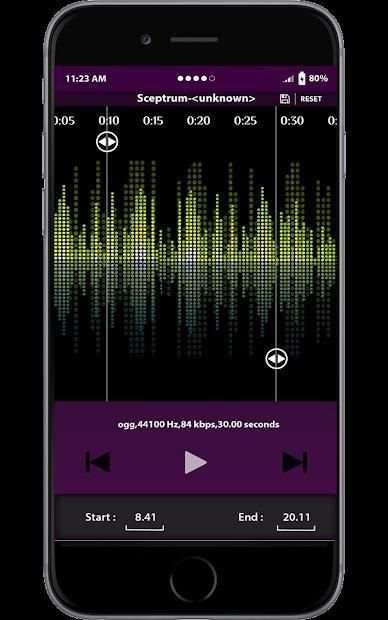 MP3 Cutter and Joiner स्क्रीनशॉट 2