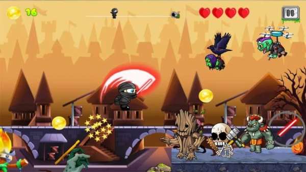 Little Ninja Run : An Adventure Survival screenshot 16