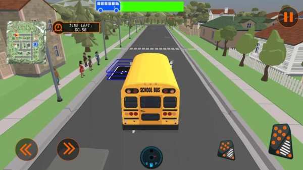 City Coach Bus Driving Simulator - School Bus Game screenshot 6