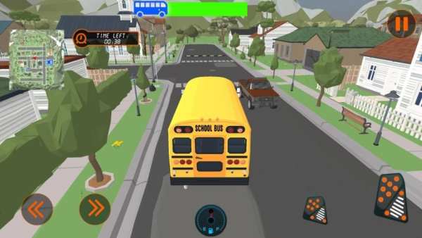 City Coach Bus Driving Simulator - School Bus Game screenshot 5