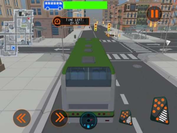 City Coach Bus Driving Simulator - School Bus Game screenshot 1