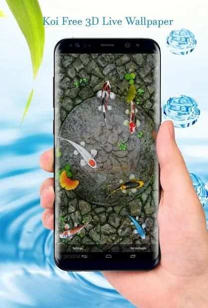 Koi Free 3D Live Wallpaper स्क्रीनशॉट 2