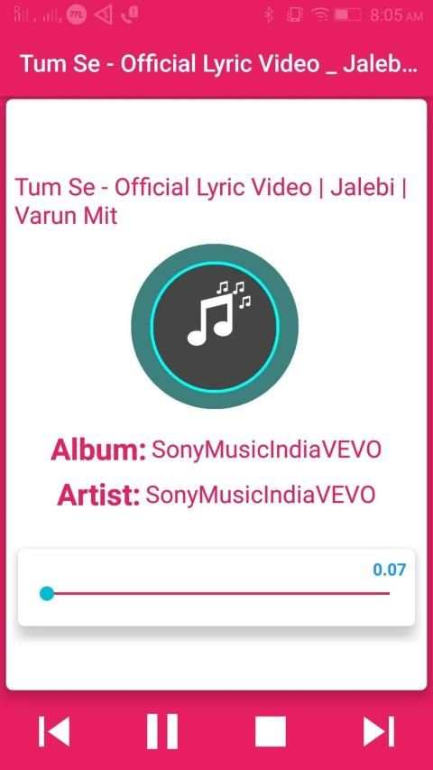 VX Music Player स्क्रीनशॉट 2