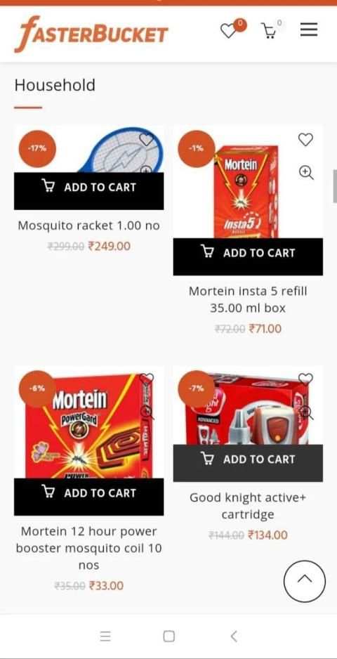 FasterBucket - Online Grocery Shopping Singrauli screenshot 1