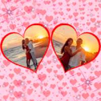 Love Romantic Photo Frames Dual on 9Apps