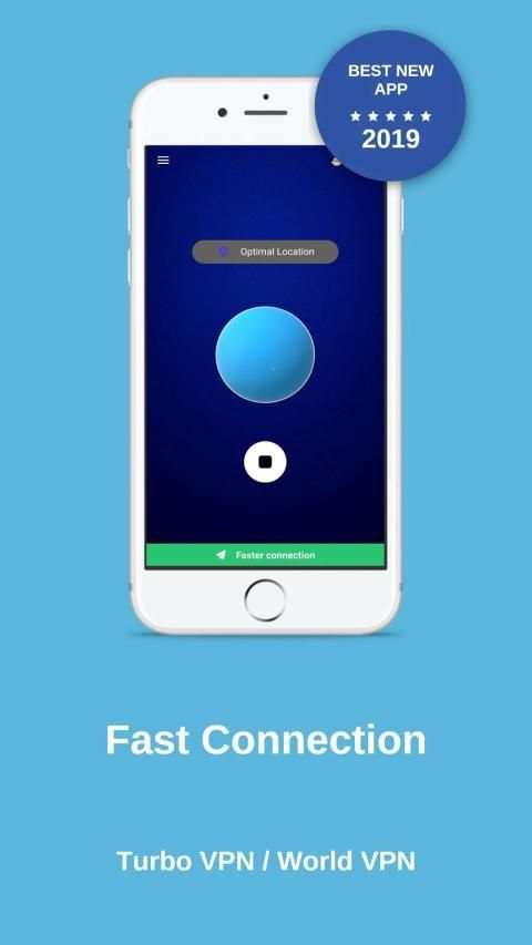 Turbo VPN - Unlimited Free & Fast Security Proxy screenshot 1