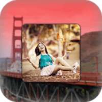 Golden Gate Pic Effect - famous picture frames on 9Apps