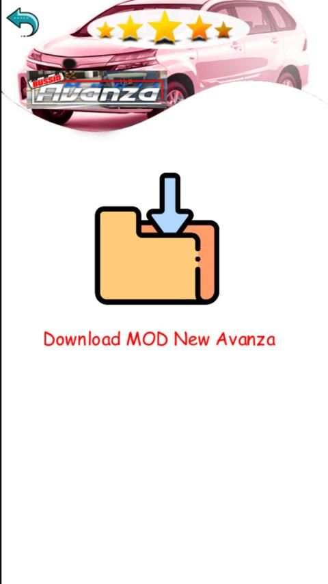 Mod Bussid Mobil Avanza screenshot 1