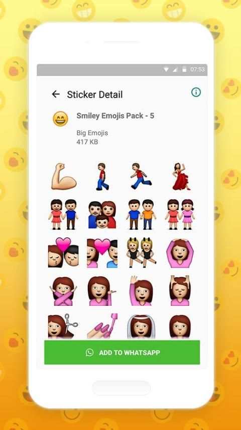 Big Emoji Sticker: Large Emojis for Chat Messenger screenshot 11