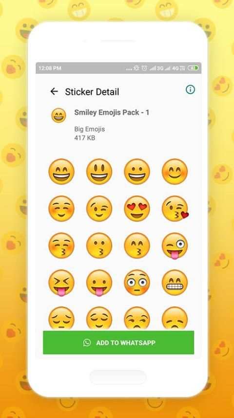 Big Emoji Sticker: Large Emojis for Chat Messenger screenshot 15