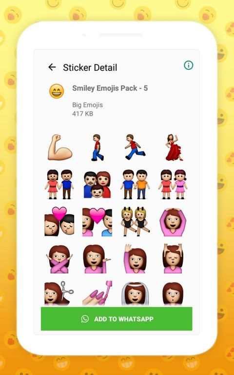 Big Emoji Sticker: Large Emojis for Chat Messenger screenshot 3