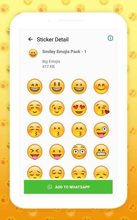 Big Emoji Sticker: Large Emojis for Chat Messenger screenshot 7
