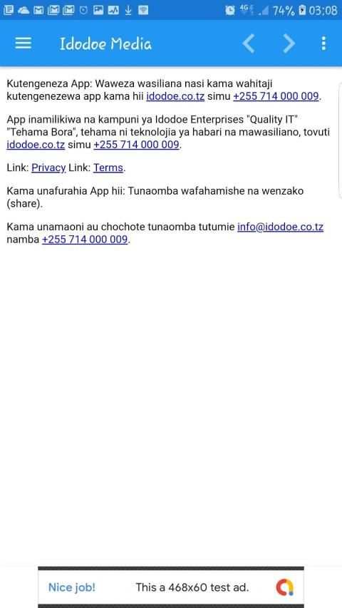 TZ News Burudani Habari screenshot 4