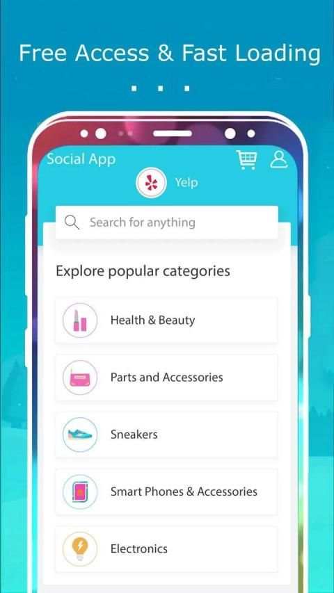 Messenger – All in One Social Networks Live Chat screenshot 1