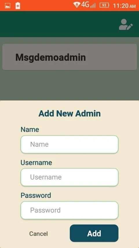 Message App screenshot 2