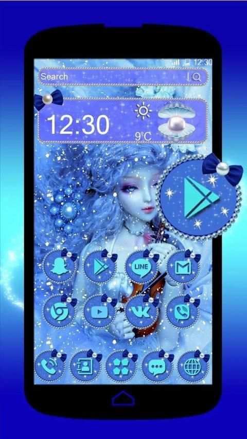 Tema Boneka Biru screenshot 4