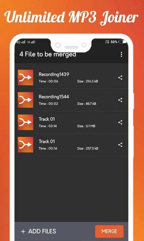 MP3 Joiner screenshot 4
