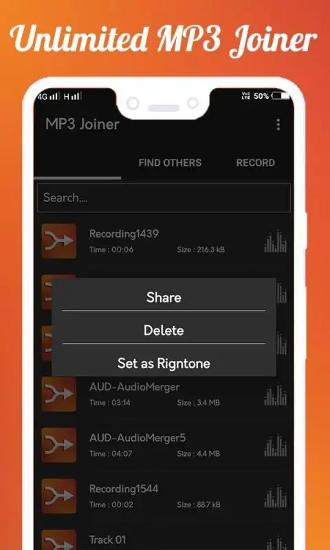 MP3 Joiner screenshot 1