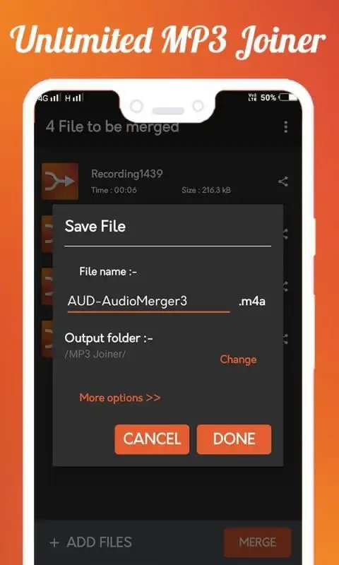 MP3 Joiner screenshot 3
