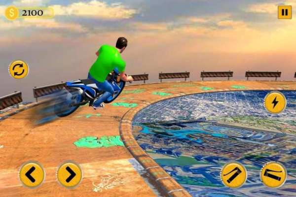 Mega Ramp GT Bike Stunts Racing Challenge screenshot 8