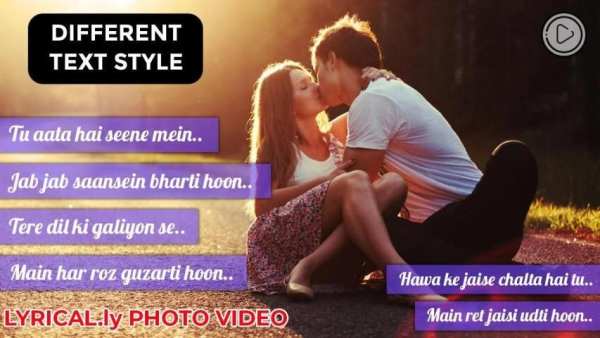 Love Lyrical.ly - 30 Seconds Status Video Maker screenshot 3