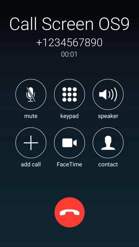 Call Screen Theme Slide स्क्रीनशॉट 1
