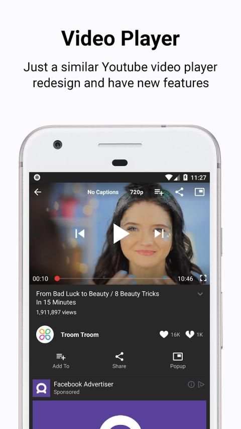Floating Tube Player, Float Tube Pop-up: GAGTube स्क्रीनशॉट 3