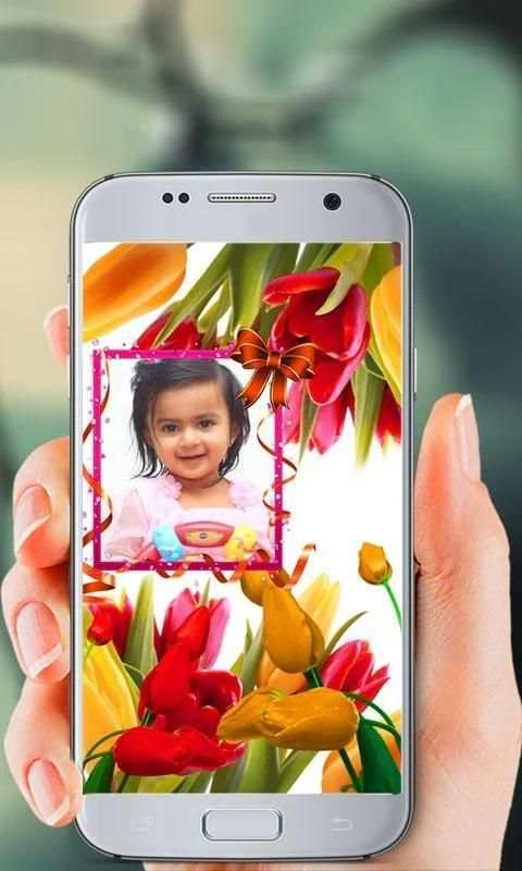 Tulip Flower Photo Frames स्क्रीनशॉट 3