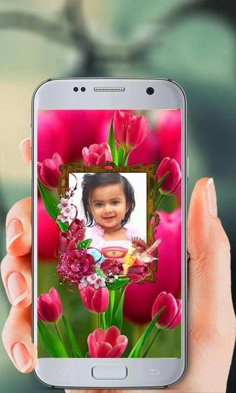 Tulip Flower Photo Frames स्क्रीनशॉट 2
