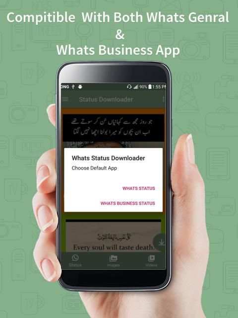 Whats Status: Status Downloader Whats Media स्क्रीनशॉट 1
