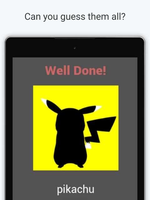 Name the Pokemon - Unofficial Pokemon Quiz Trivia screenshot 7