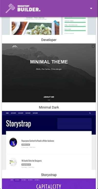 Brightery Website Builder 4 تصوير الشاشة