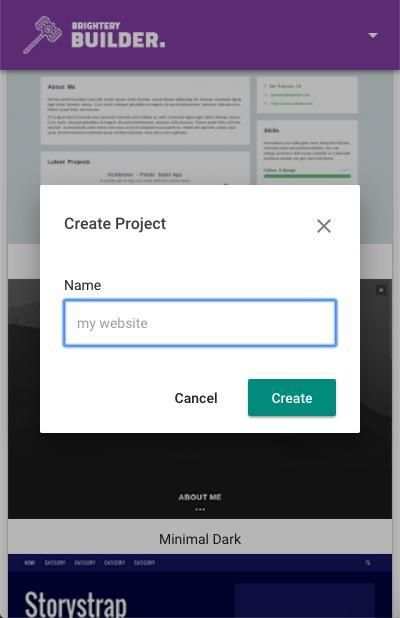 Brightery Website Builder 3 تصوير الشاشة