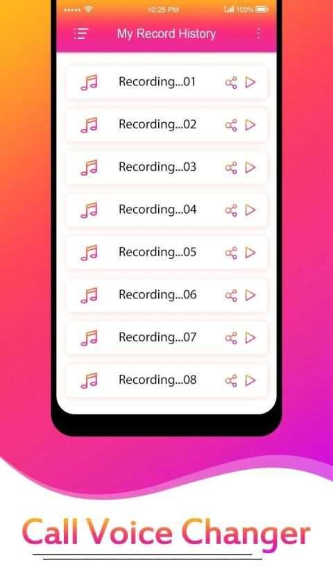Call Voice Changer -Voice Changer App screenshot 2