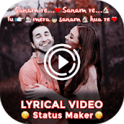 Full Screen Lyrical Video Status Maker icon