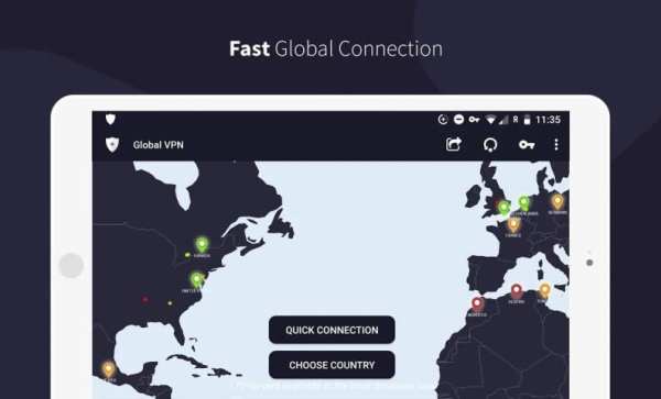 Global VPN - Unlimited Free Fast & Secure VPN screenshot 1