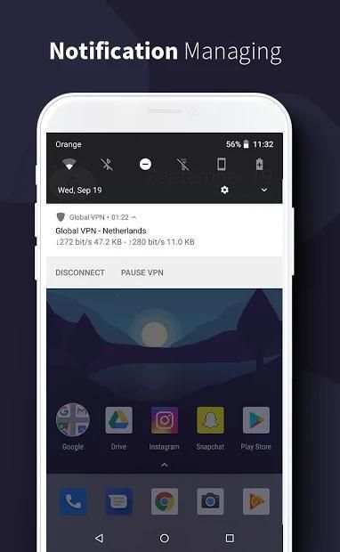 Global VPN - Unlimited Free Fast & Secure VPN screenshot 6