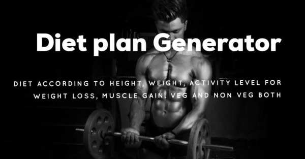 Diet plan app for Weight Loss and Muscle Gain screenshot 1