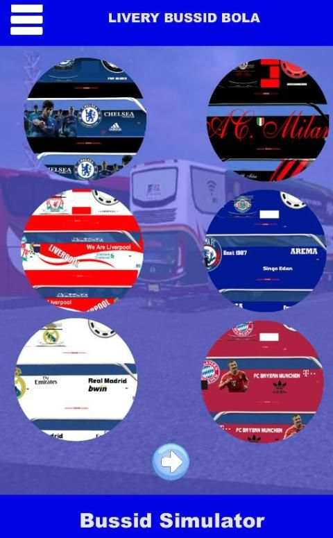 Livery Bussid Bola Lengkap screenshot 1